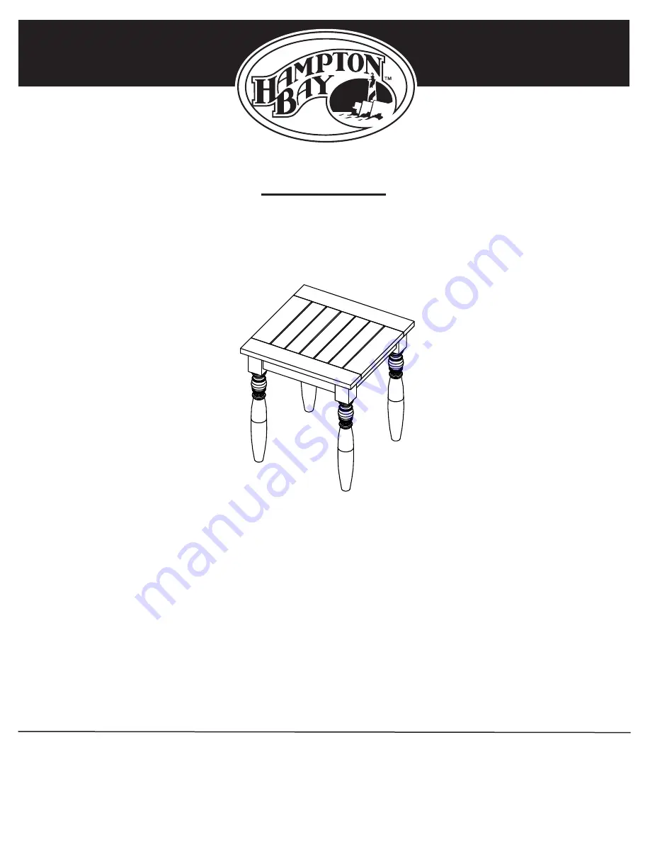 HAMPTON BAY OLD TOWNE KTOT-1416-HDP Use And Care Manual Download Page 6