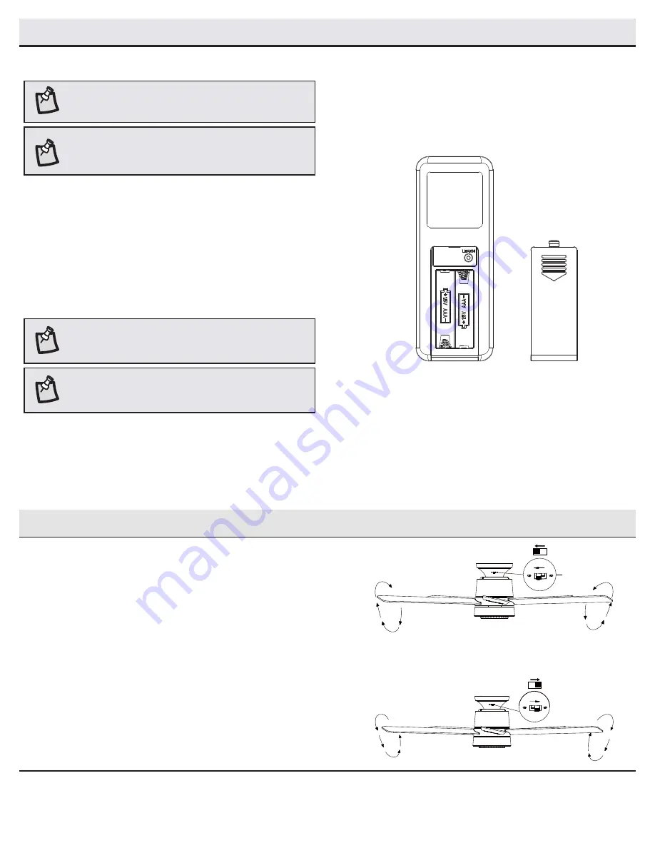 HAMPTON BAY PANACHE 92407 Use And Care Manual Download Page 12