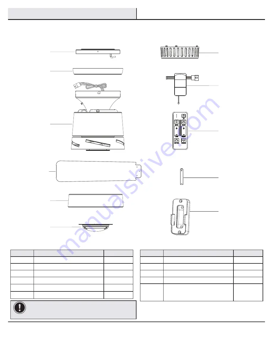 HAMPTON BAY PANACHE 92407 Use And Care Manual Download Page 20