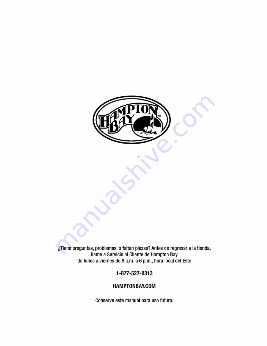 HAMPTON BAY PHW150HB Use And Care Manual Download Page 12