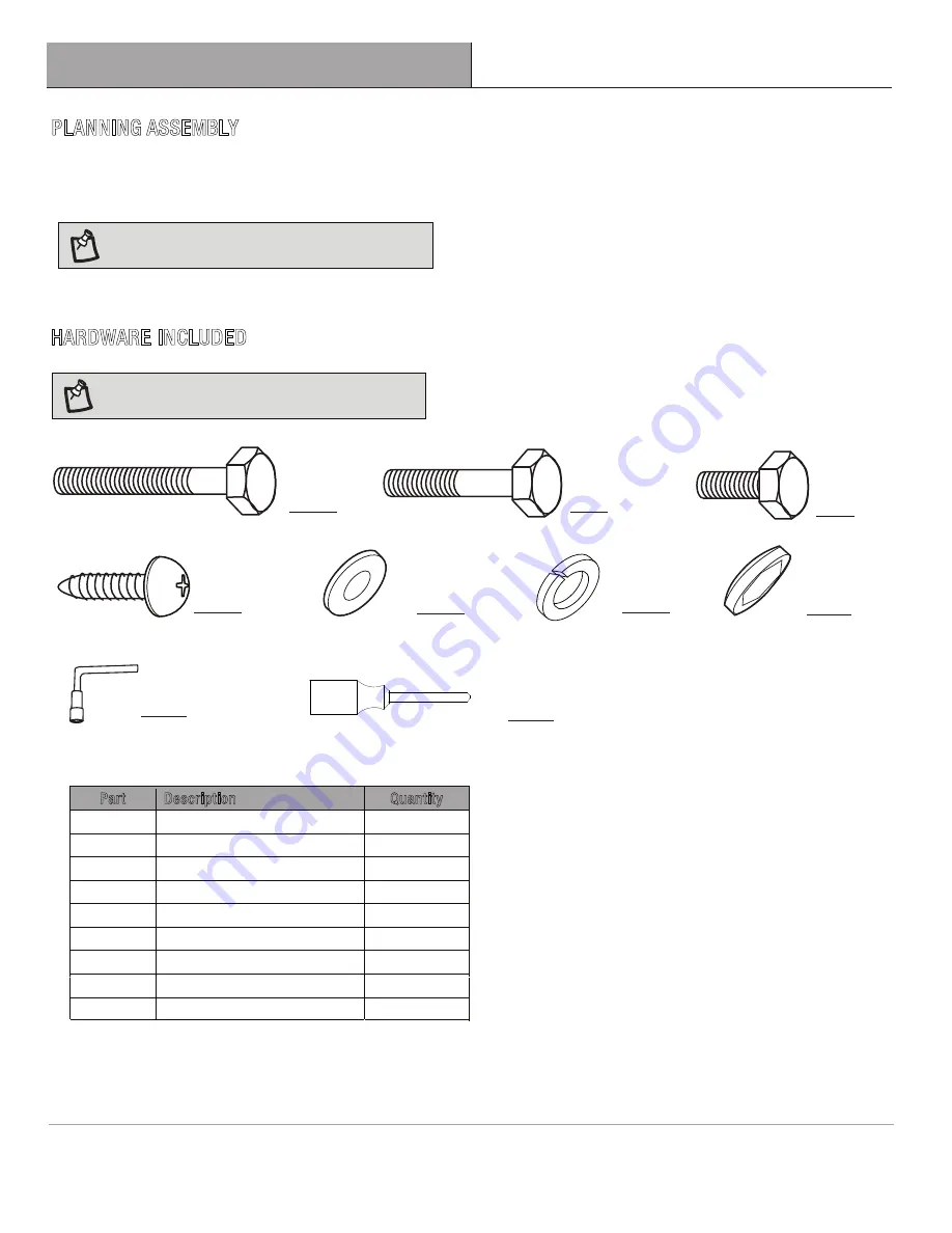 HAMPTON BAY PIN OAK D11309-3PC Use And Care Manual Download Page 3