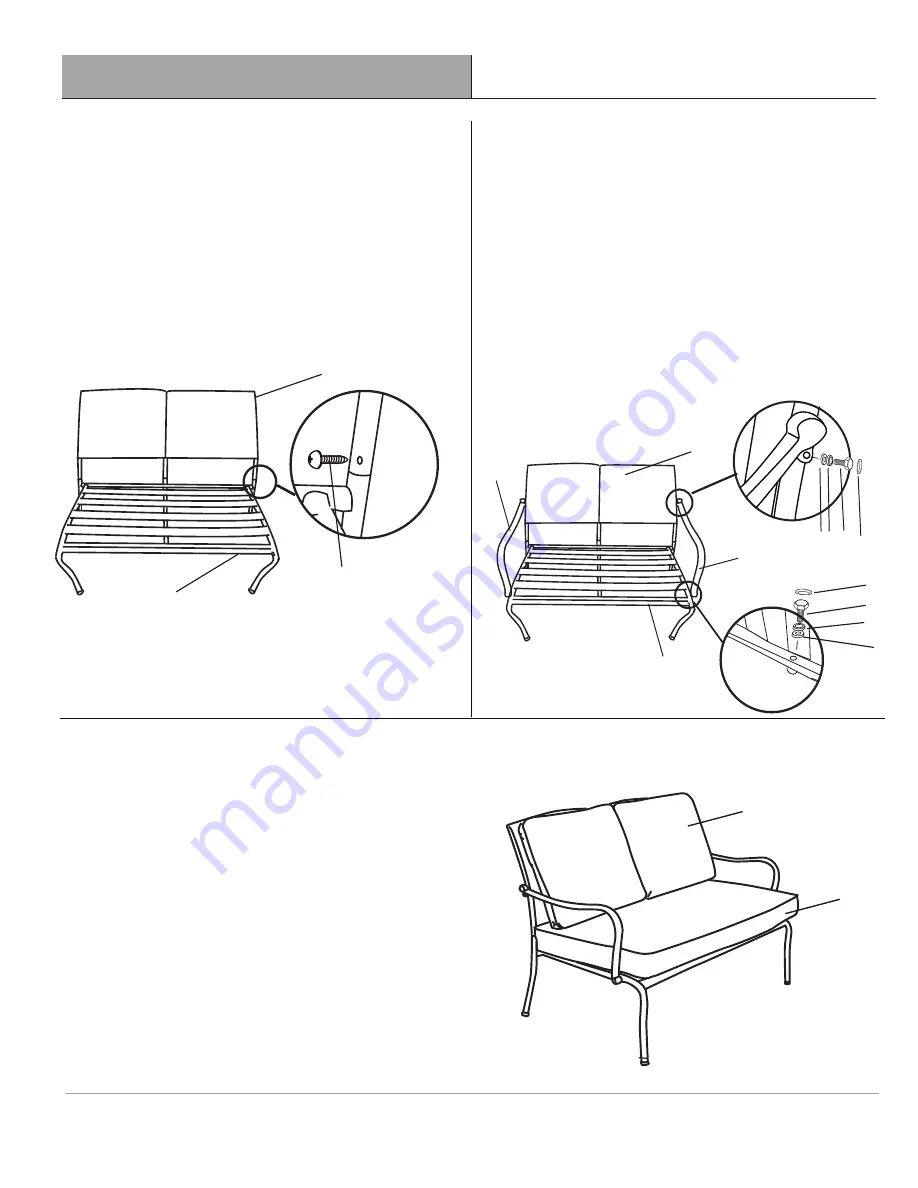 HAMPTON BAY PIN OAK D11309-4PC Use And Care Manual Download Page 9