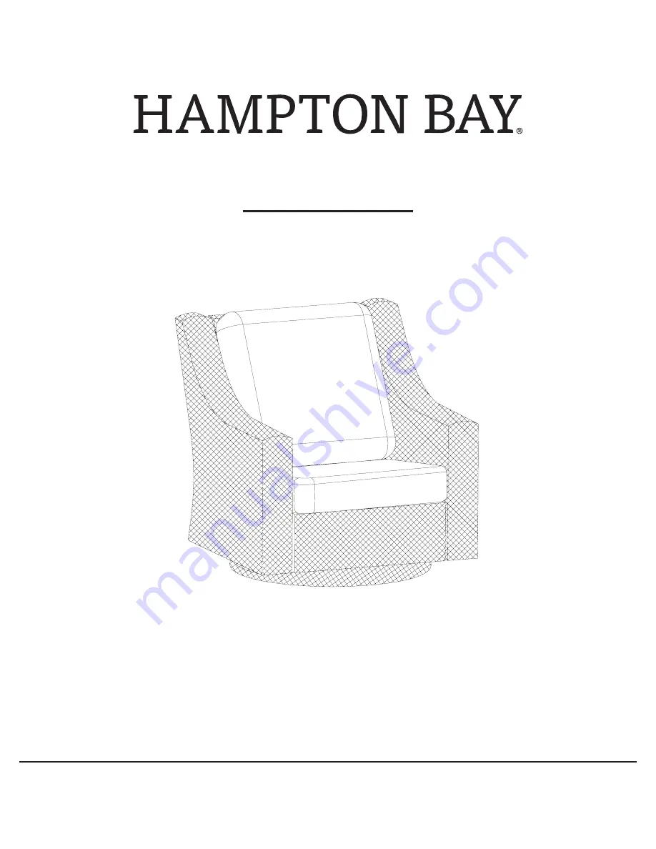 HAMPTON BAY ROCK CLIFF FRS60605IRS-2PB Use And Care Manual Download Page 1