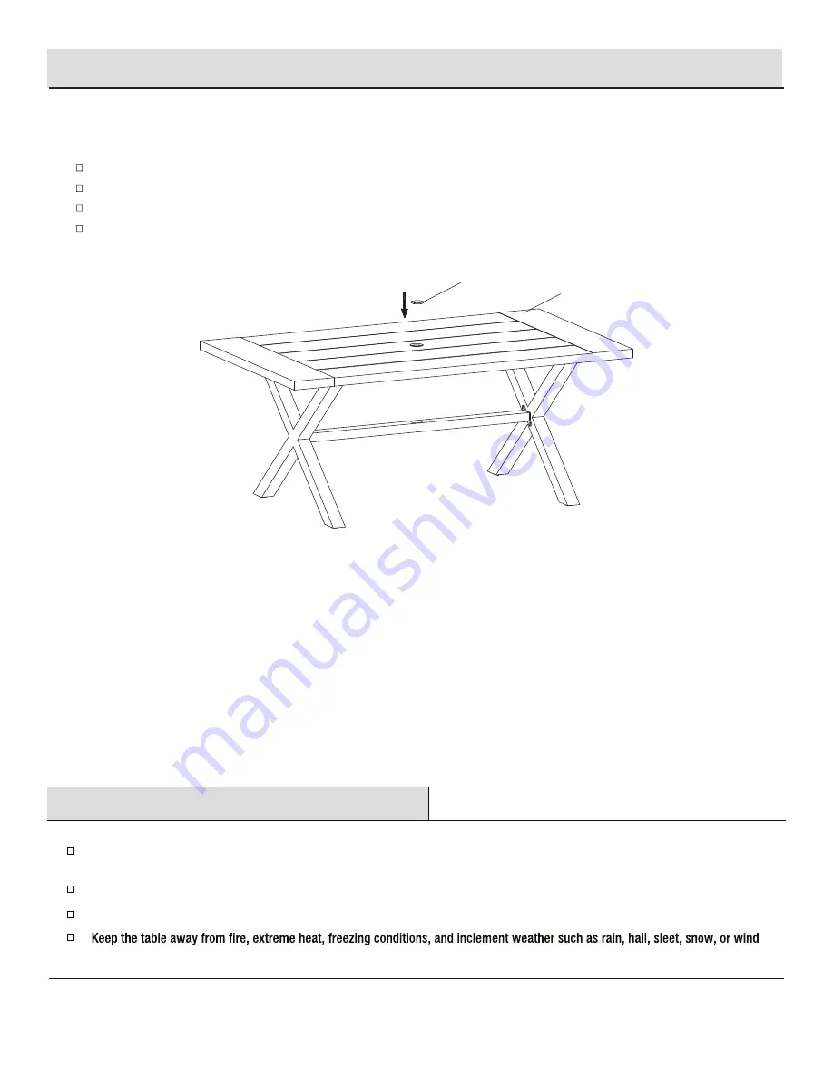 HAMPTON BAY Rock Cliff FTS61341 Use And Care Manual Download Page 6