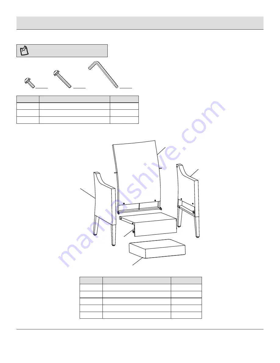 HAMPTON BAY ROCK CLIFF STEEL WICKER FRS81146-2PK Use And Care Manual Download Page 4