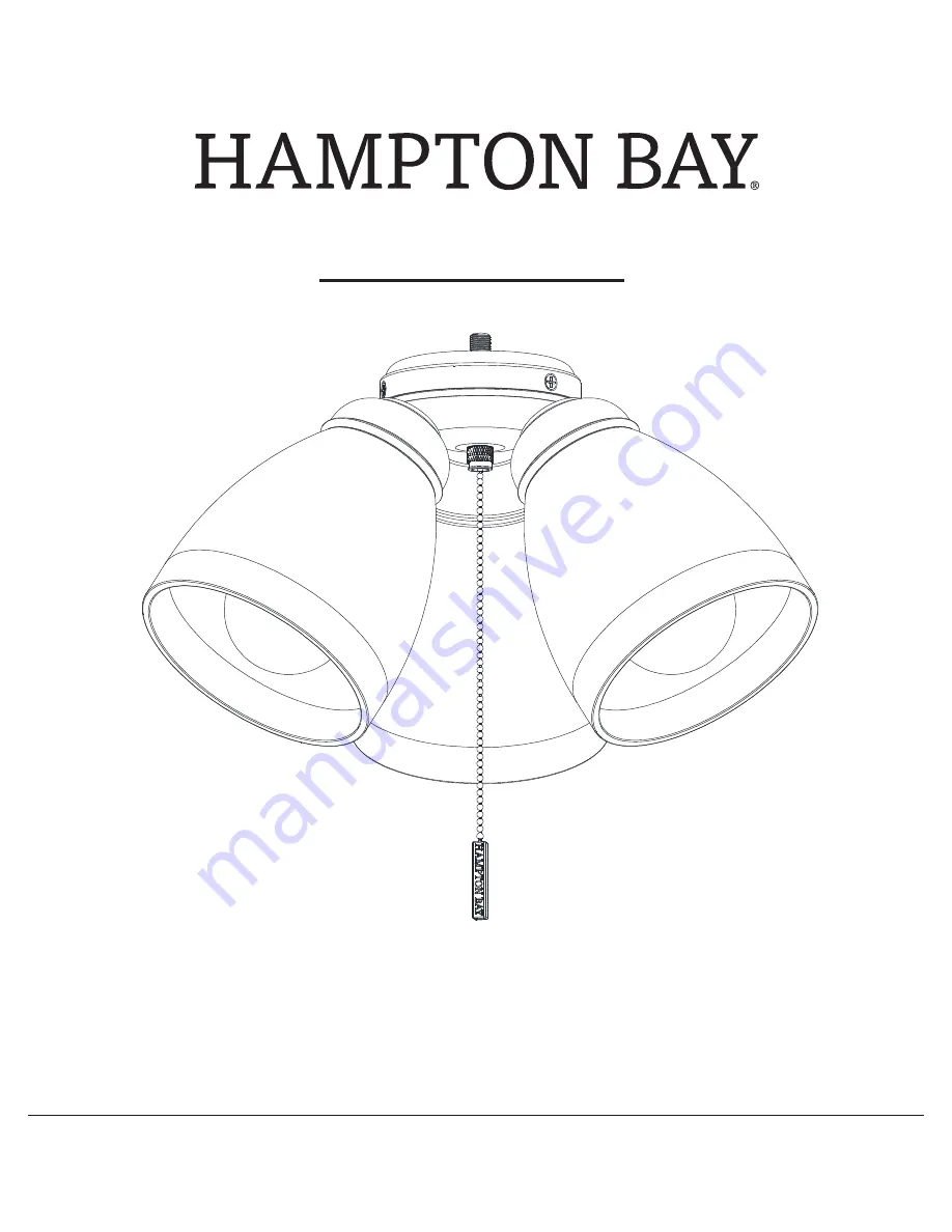 HAMPTON BAY ROCKPORT 52250 Скачать руководство пользователя страница 1