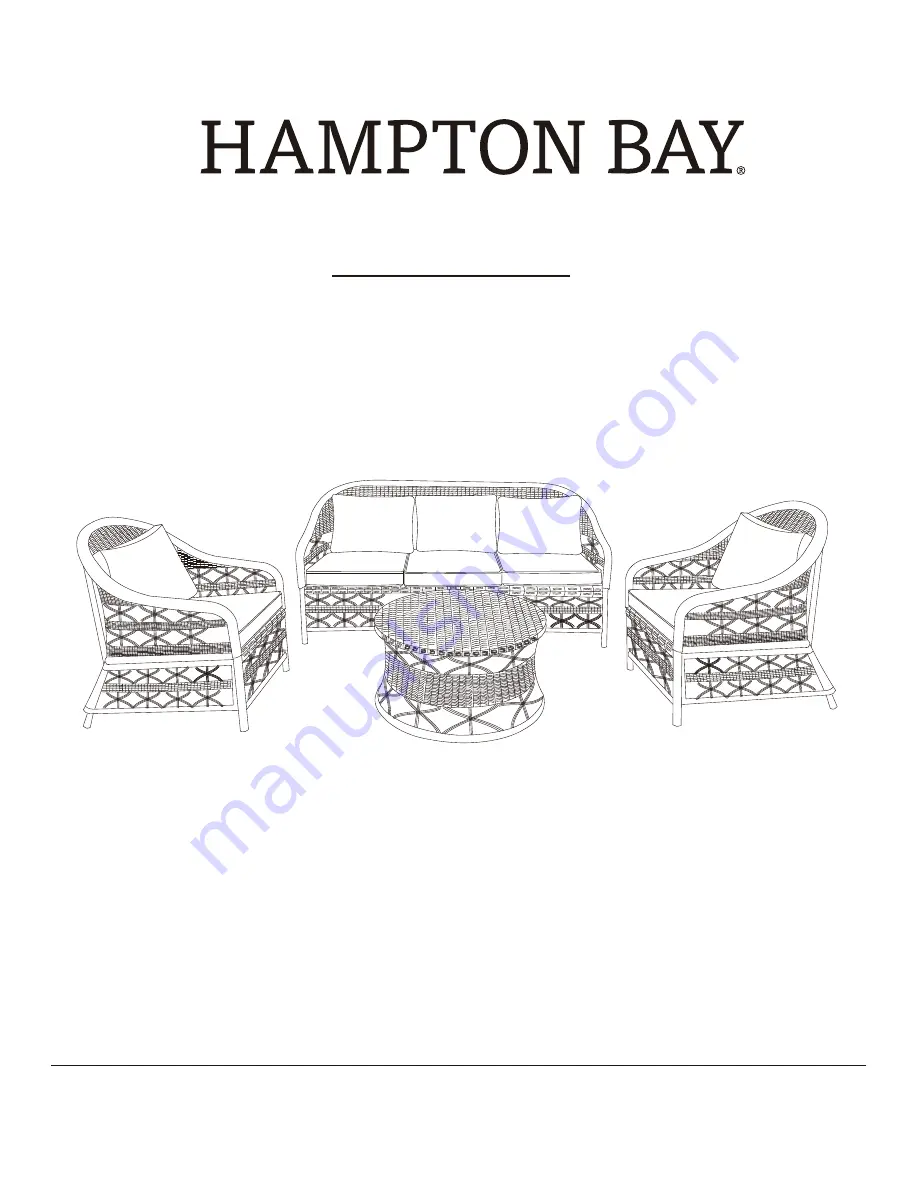 HAMPTON BAY SOMERSOUND 69-2314WH-474 Use And Care Manual Download Page 1