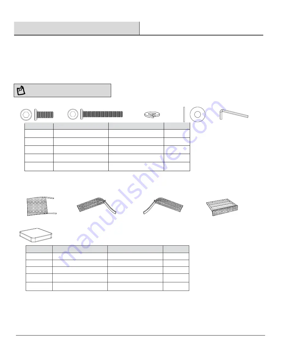 HAMPTON BAY WINDSOR RECTANGULAR DINING TABLE A208020400 Use And Care Manual Download Page 9