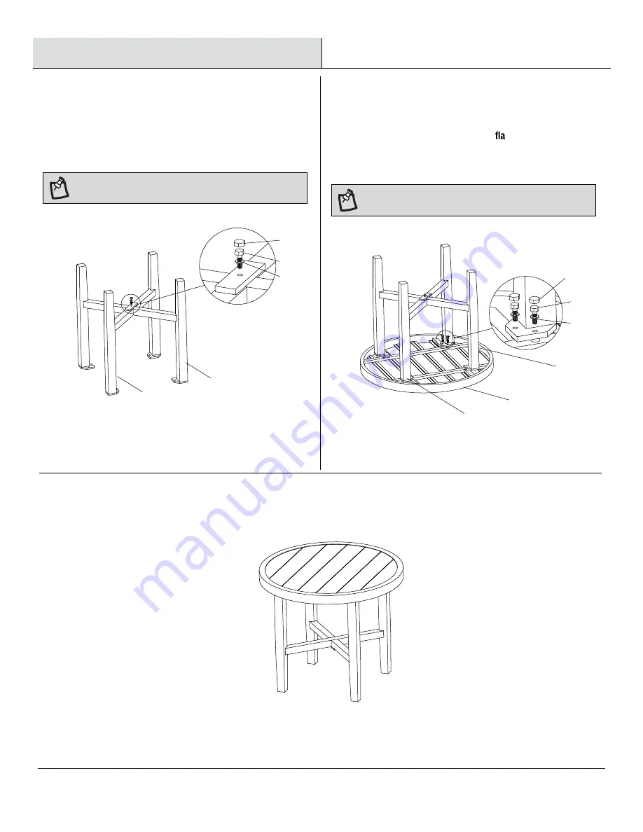 HAMPTON BAY WOODBURY D9127-3PC-BISTRO Скачать руководство пользователя страница 12