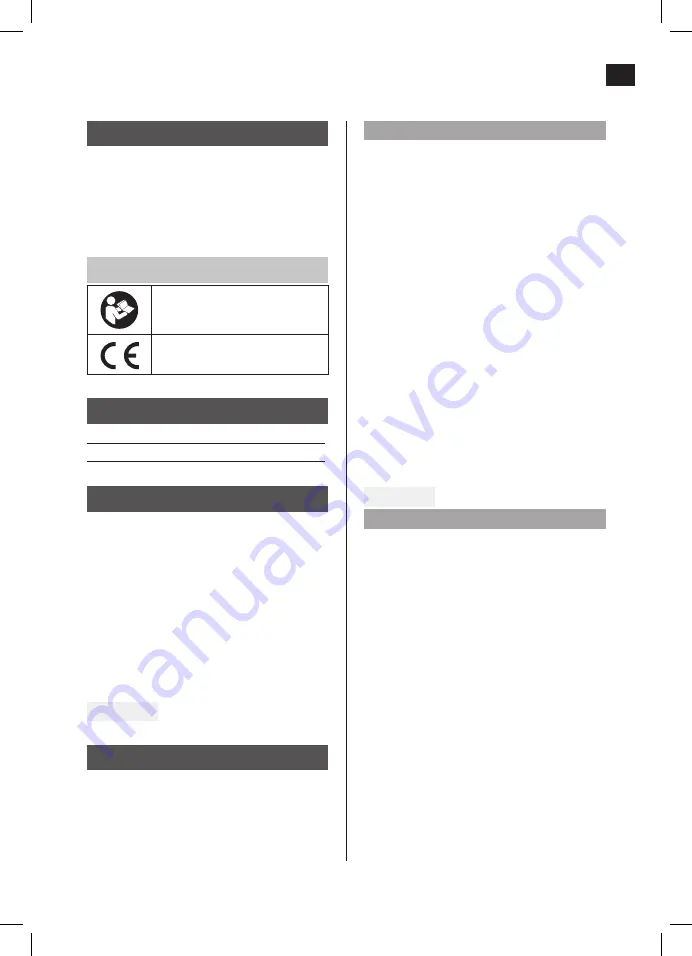 Hamron 012462 Operating Instructions Manual Download Page 5