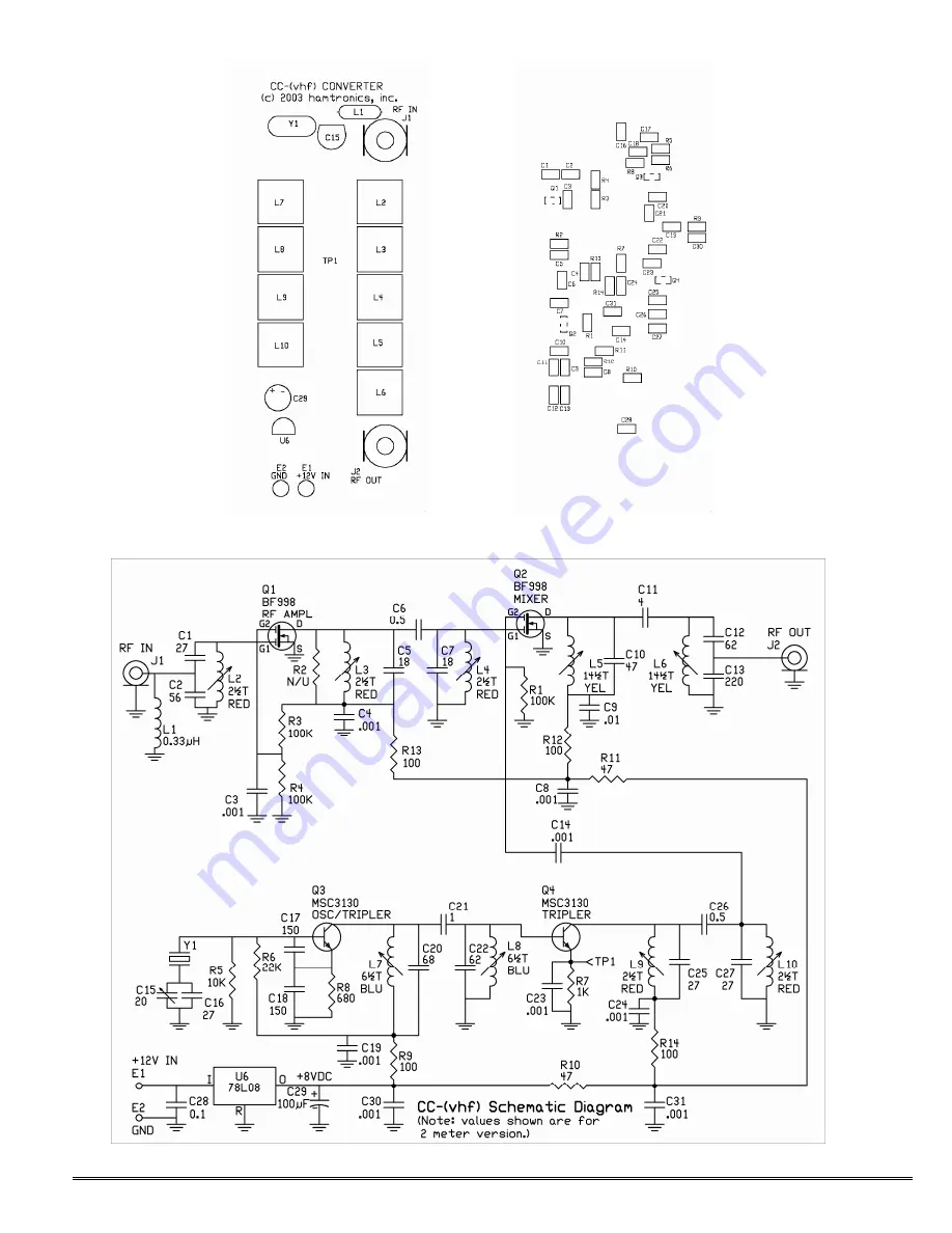 HAMTRONICS CC50 Скачать руководство пользователя страница 3