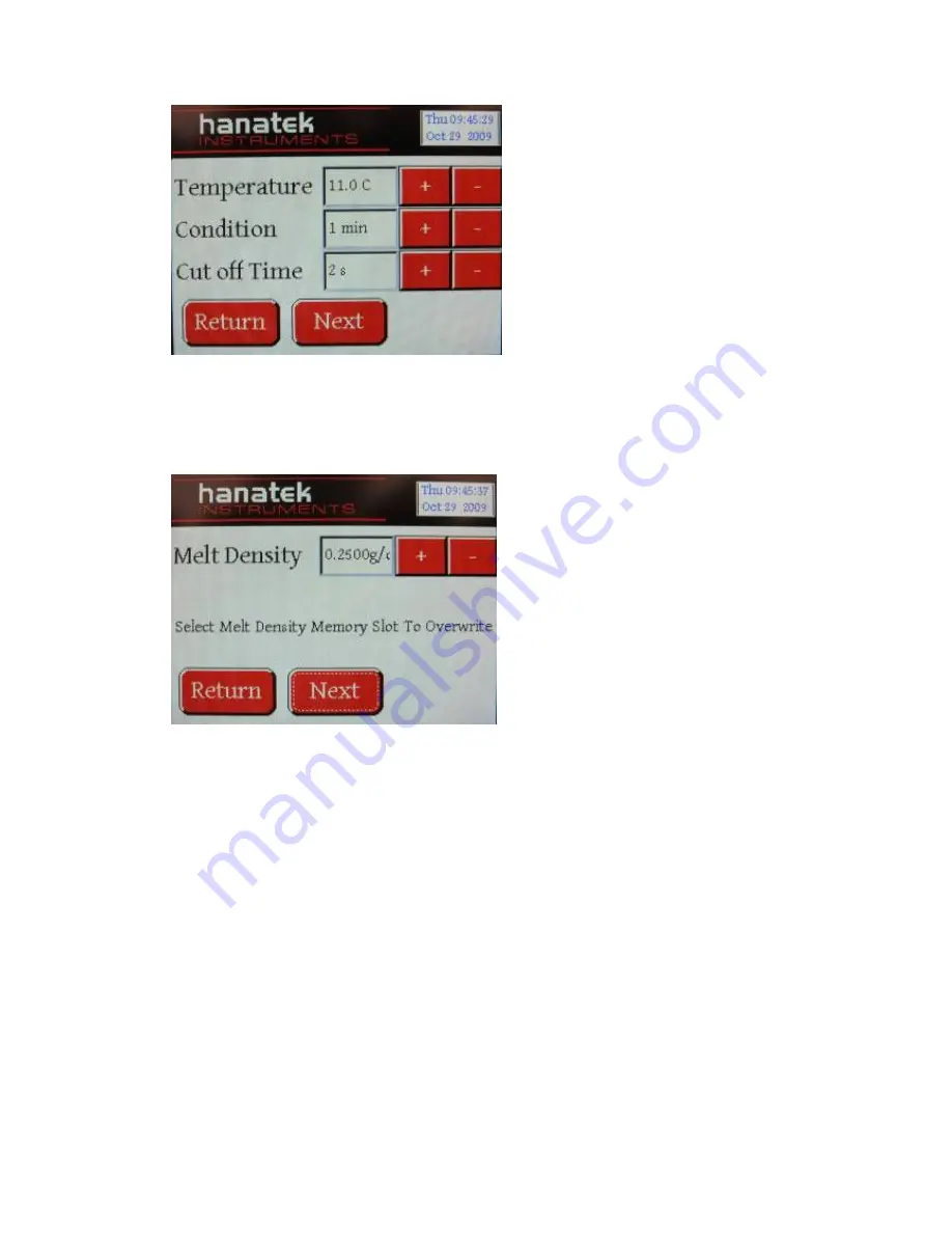 Hanatek MFI 4050 Operating Manual Download Page 20