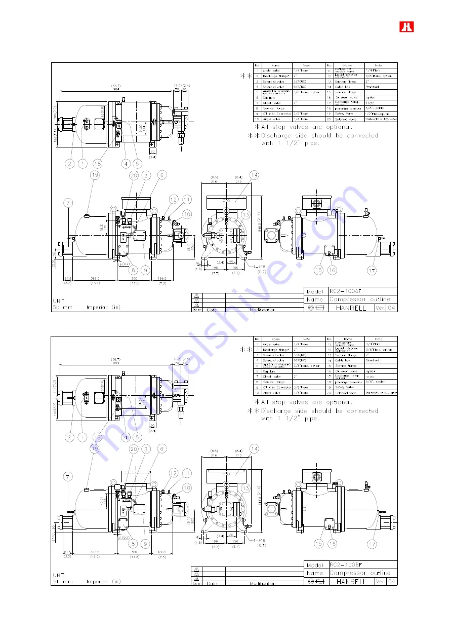 Hanbell RC2-F Series Manual Download Page 6