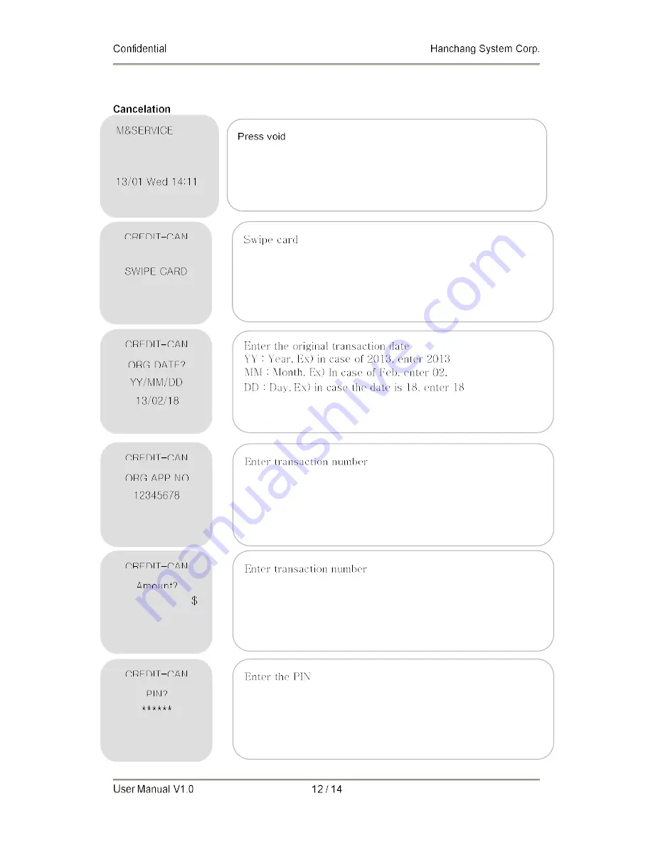 Hanchang System UM-230 User Manual Download Page 12