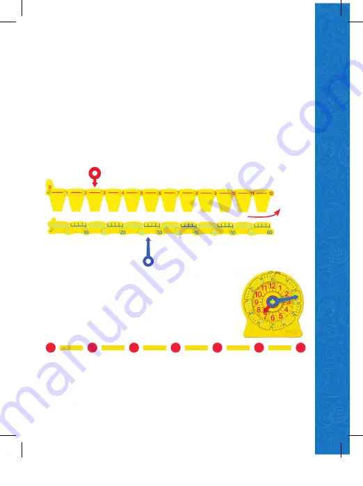 hand2mind Number Line Clock Activity Manual Download Page 9