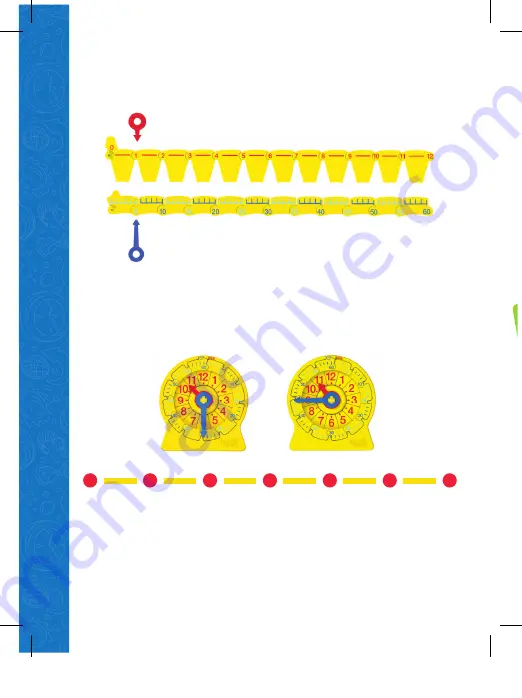 hand2mind Number Line Clock Скачать руководство пользователя страница 10