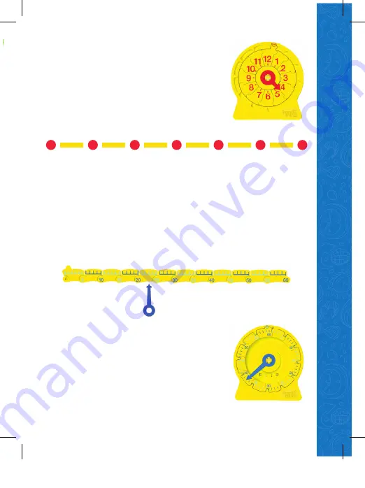 hand2mind Number Line Clock Activity Manual Download Page 25