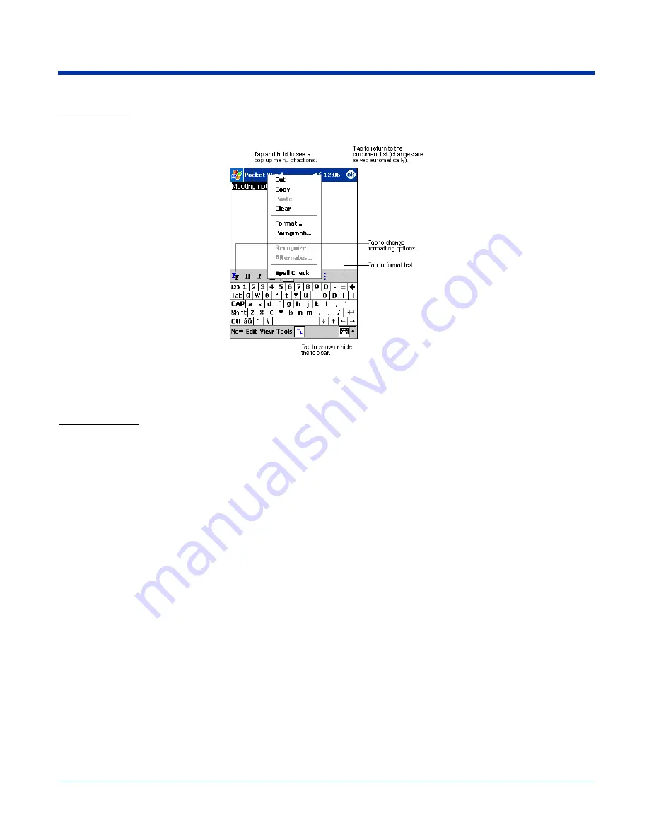 HandHeld Dolphin 9500 Series User Manual Download Page 199