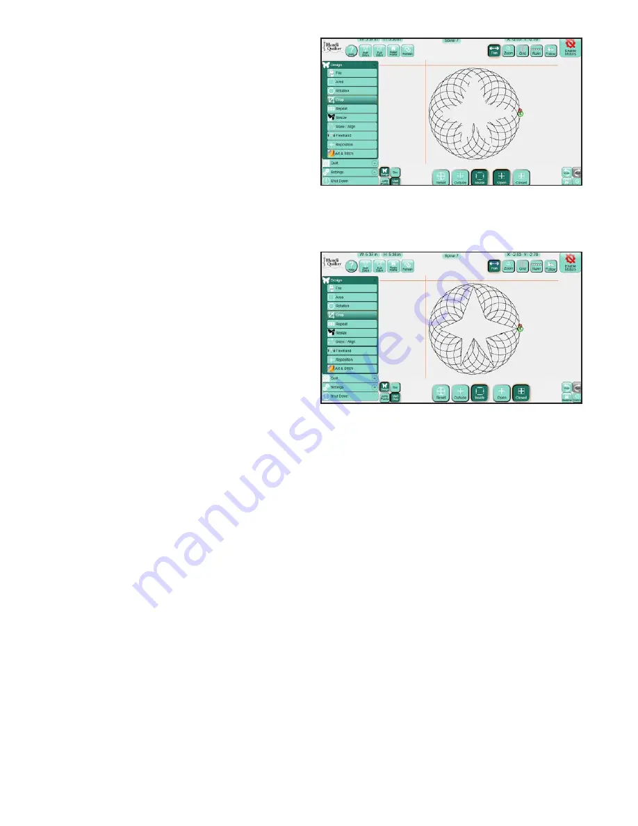 handi quilter HQ Pro-Stitcher User Manual Download Page 60