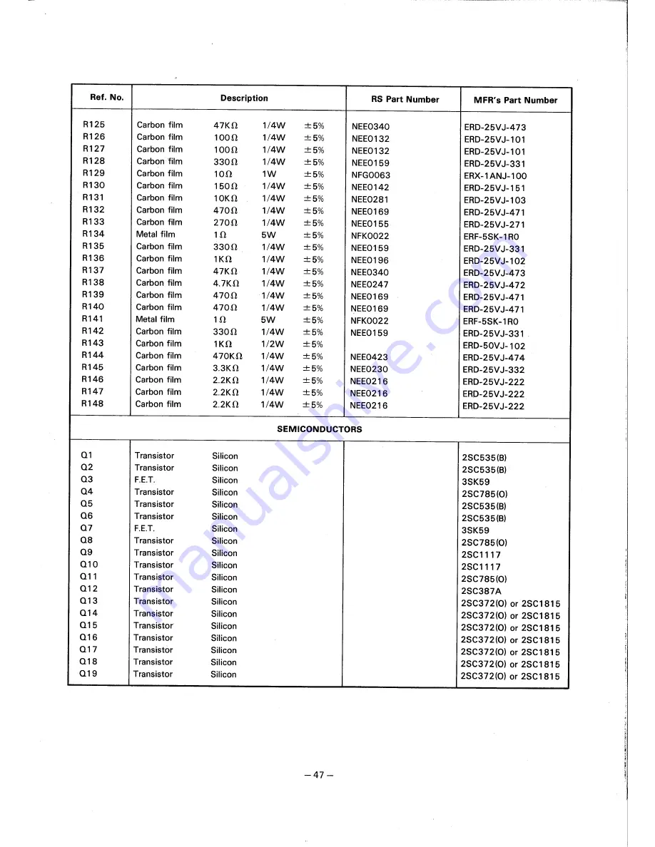 Handic 16 Скачать руководство пользователя страница 47