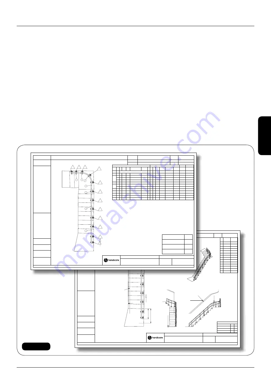 Handicare 2000 SIMPLICITY Installation Manual Download Page 123