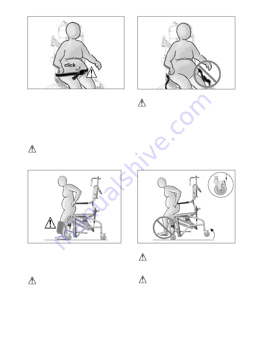 Handicare Height adjustable tilting commode/shower chair Скачать руководство пользователя страница 45