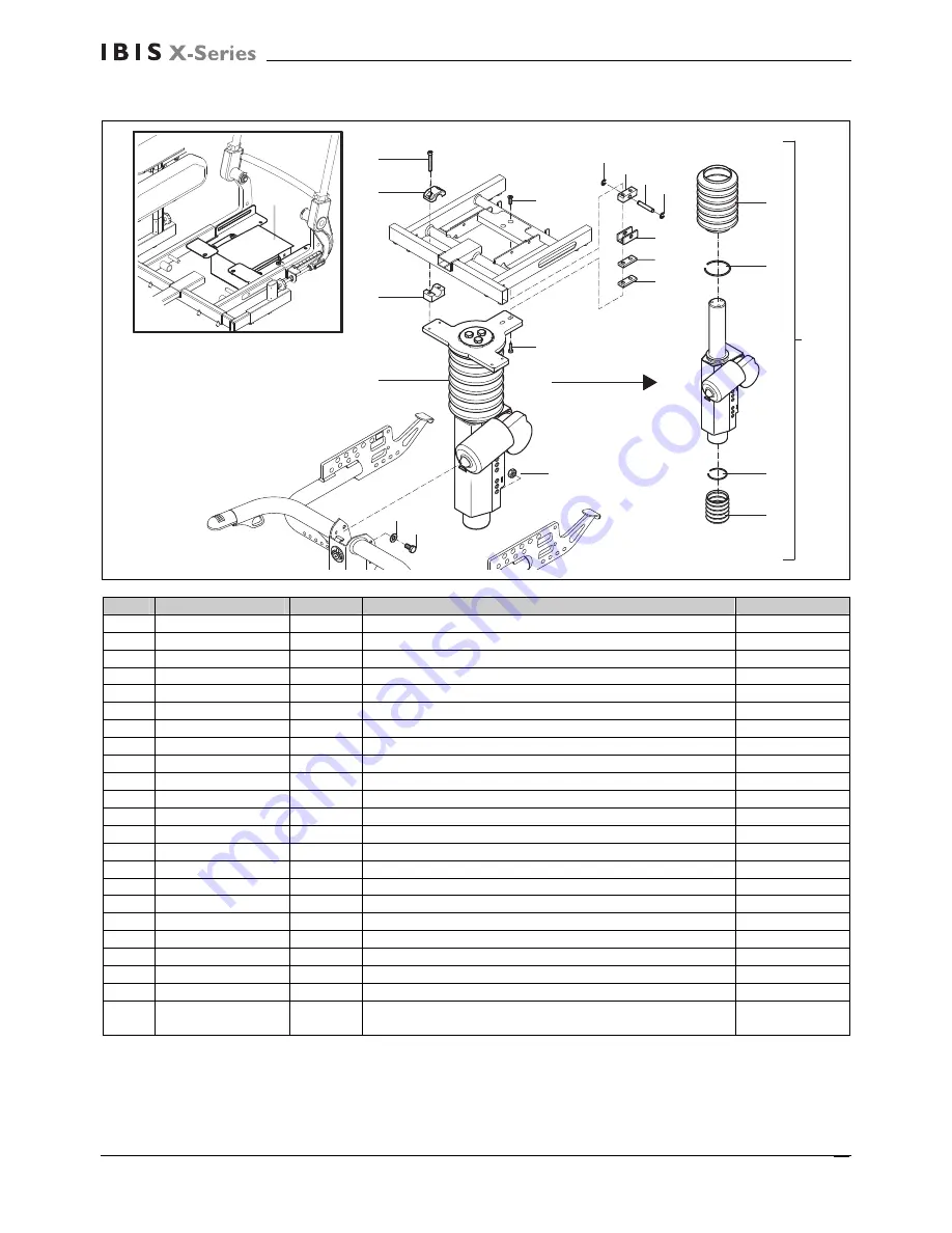 Handicare IBIS XC Service Manual Download Page 71