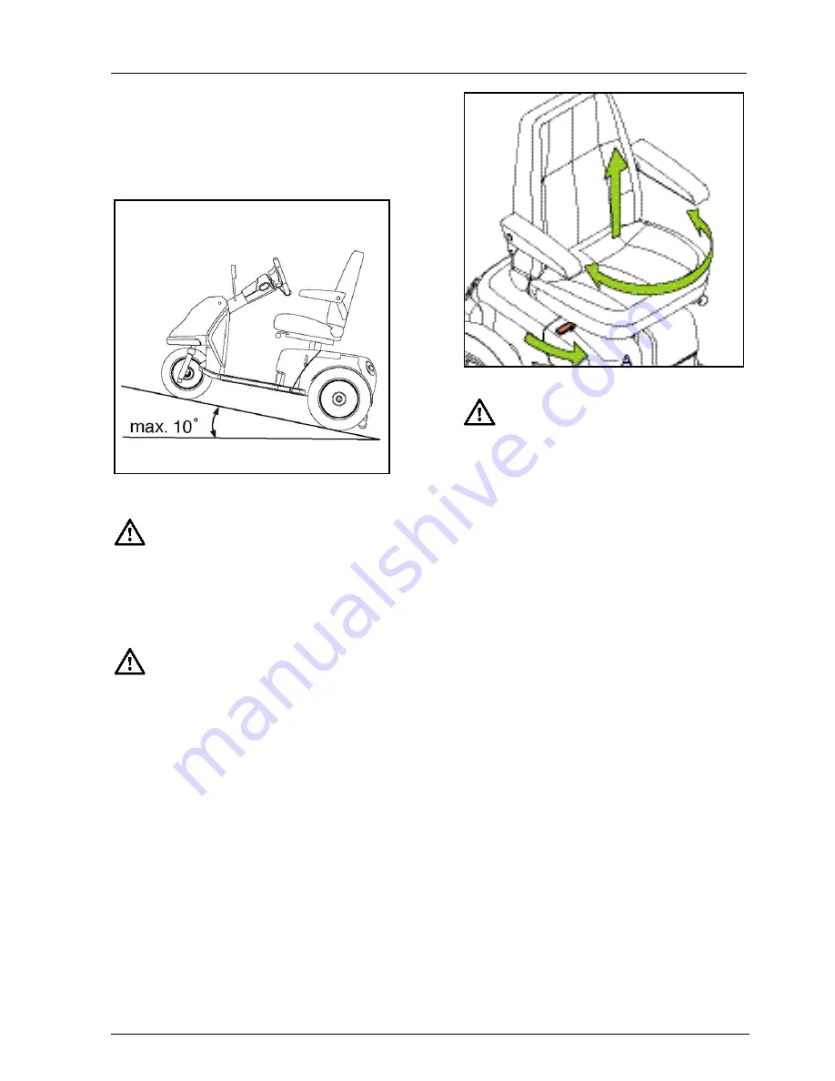 Handicare Trophy 3W User Manual Download Page 47