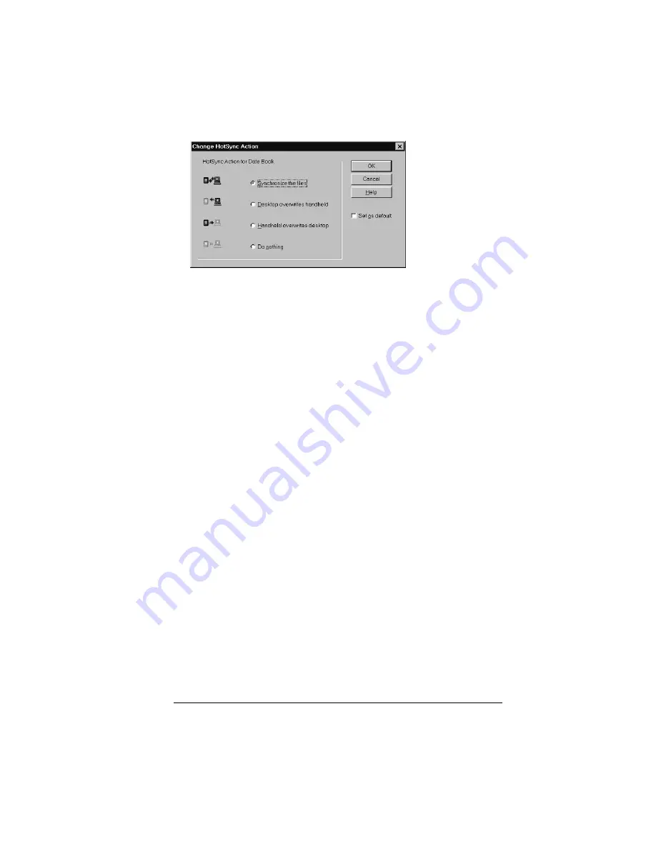 Handspring Visor Visor Deluxe Handheld User Manual Download Page 189