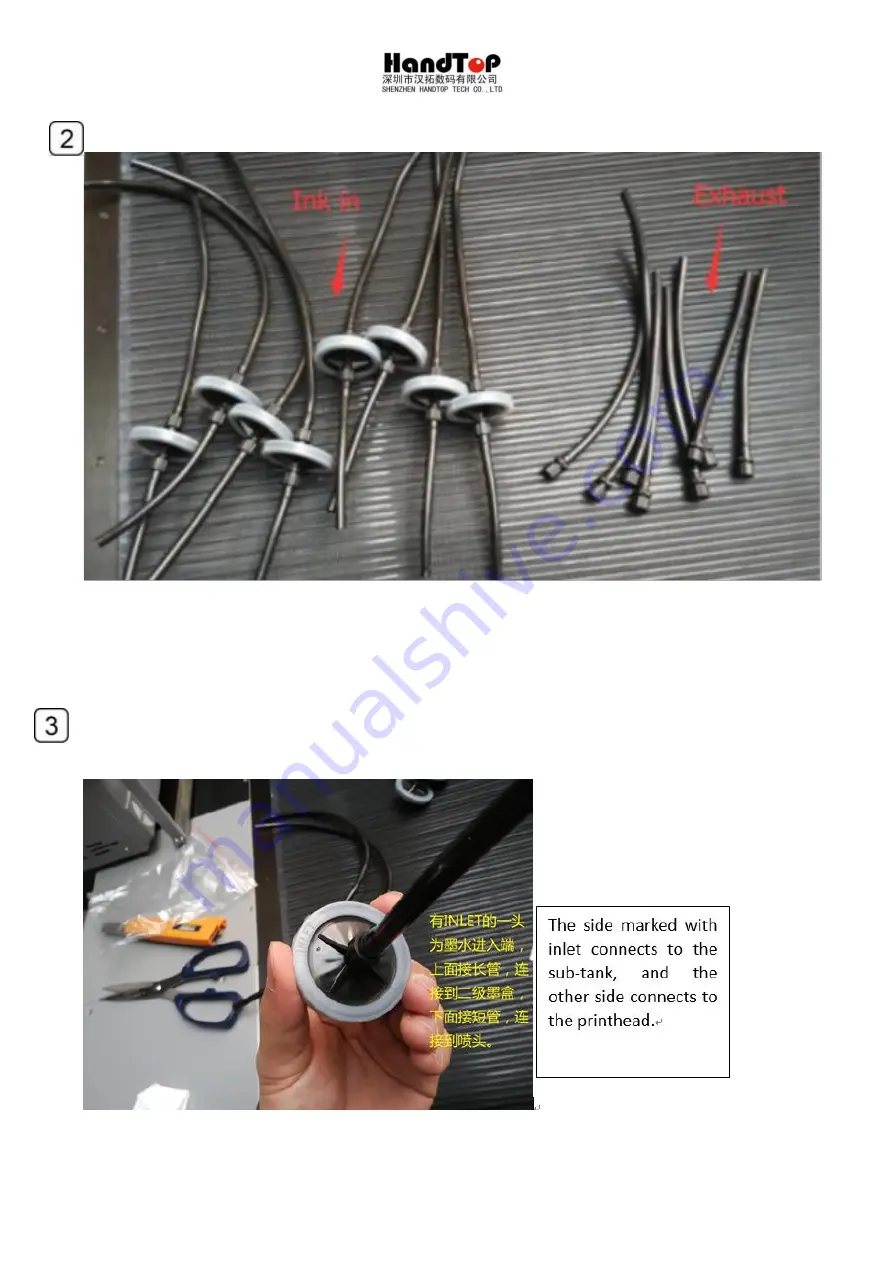 HandTop HT3200-UV K Series Installation Instruction Download Page 62