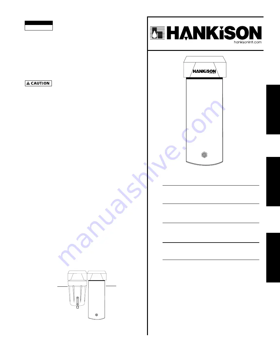 HANKISON HDF1 Instruction Manual Download Page 1