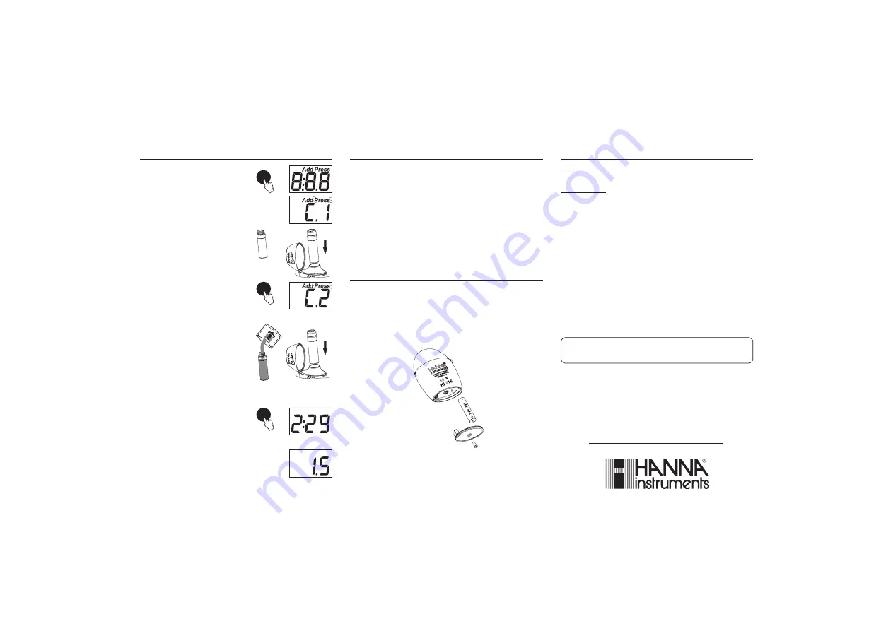 Hanna Instruments Checker HI 716 Скачать руководство пользователя страница 2