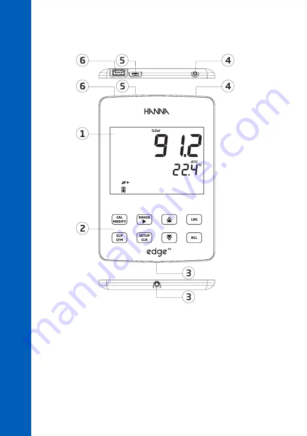 Hanna Instruments edge DO Instruction Manual Download Page 6