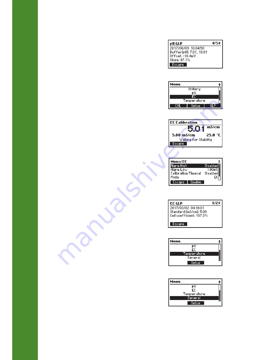 Hanna Instruments GROLINE MONITOR HI981420 Instruction Manual Download Page 18