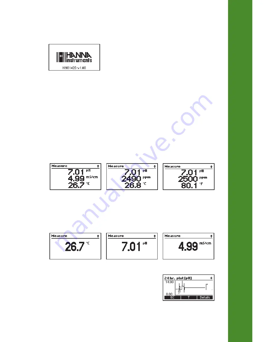 Hanna Instruments GROLINE MONITOR HI981420 Instruction Manual Download Page 35