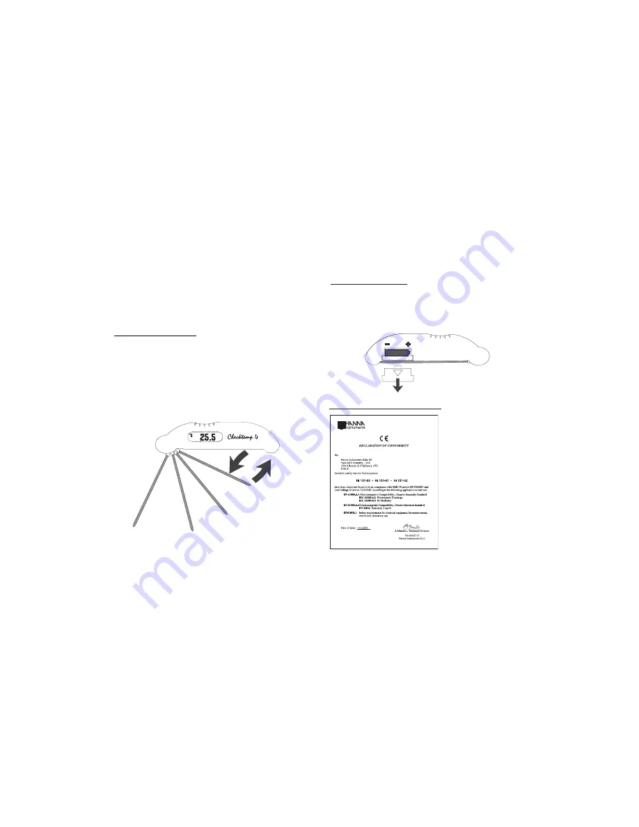 Hanna Instruments HI 151-02 Instruction Manual Download Page 2