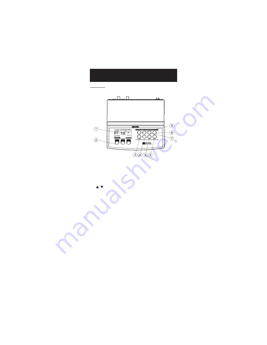 Hanna Instruments HI 3221 Скачать руководство пользователя страница 6