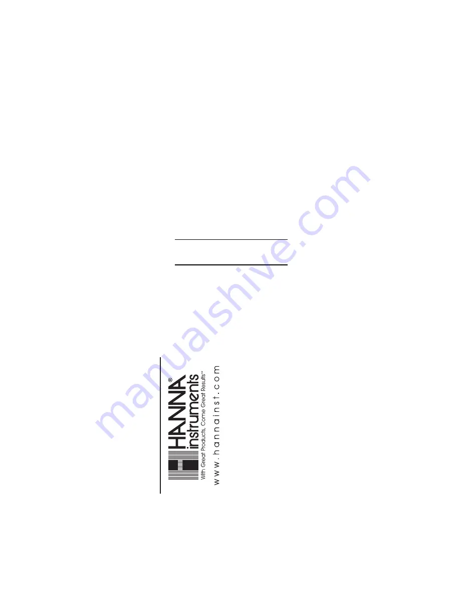 Hanna Instruments HI 4109 Instruction Manual Download Page 16