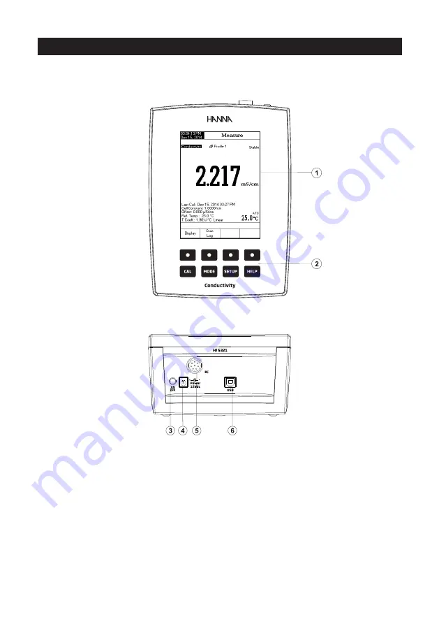 Hanna Instruments HI 5321-01 Instruction Manual Download Page 6