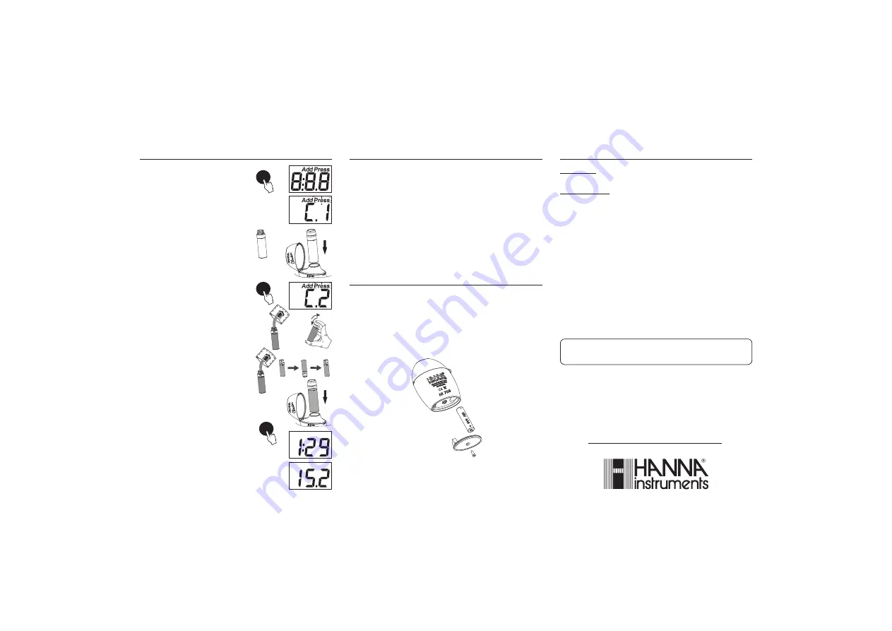 Hanna Instruments HI 709 Instructions Download Page 2