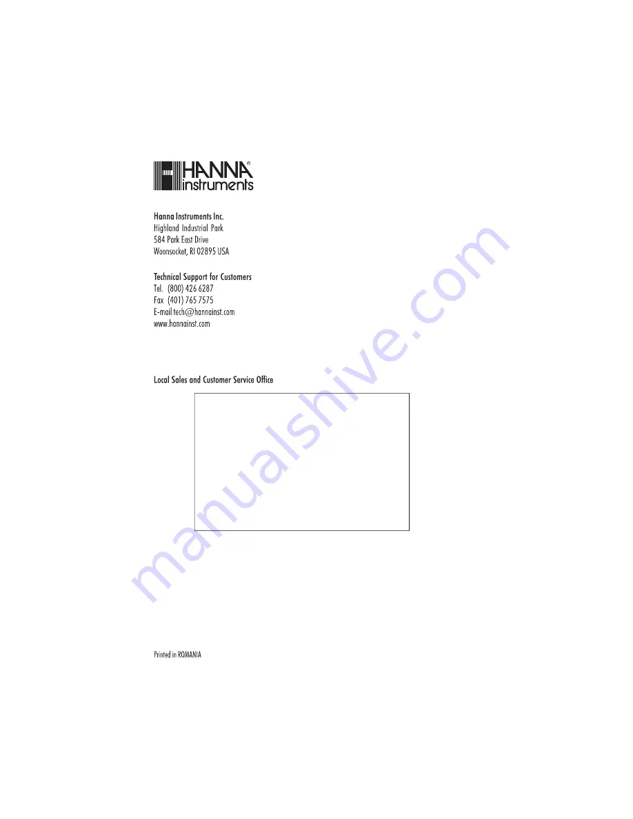 Hanna Instruments HI 83214 Instruction Manual Download Page 72