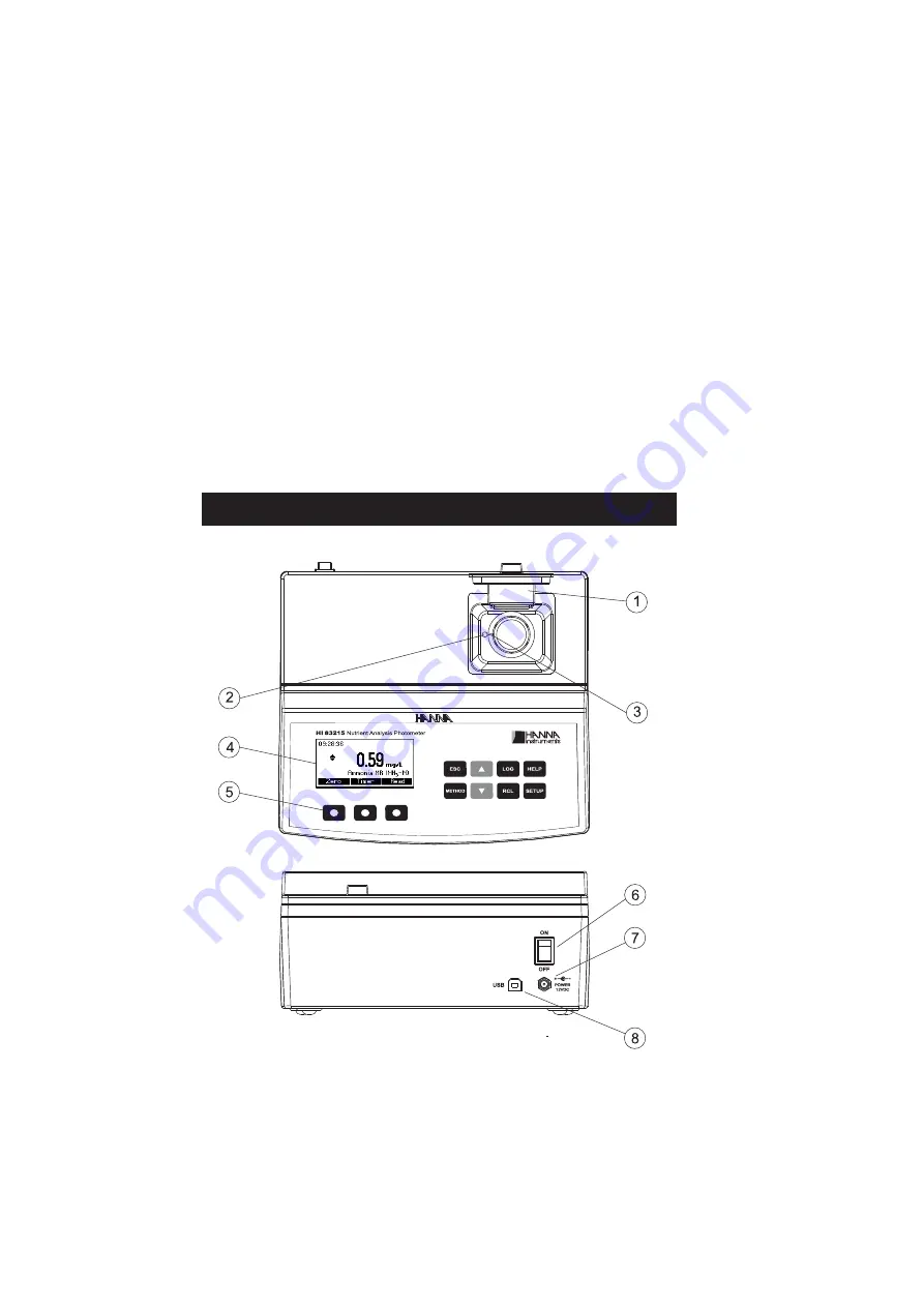 Hanna Instruments HI 83215 Instruction Manual Download Page 6