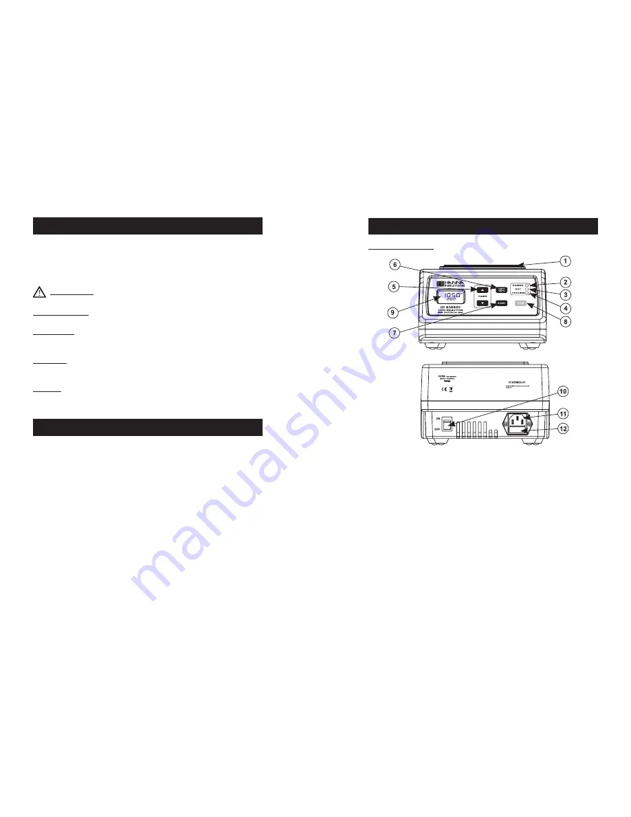 Hanna Instruments HI 839800 Instruction Manual Download Page 3