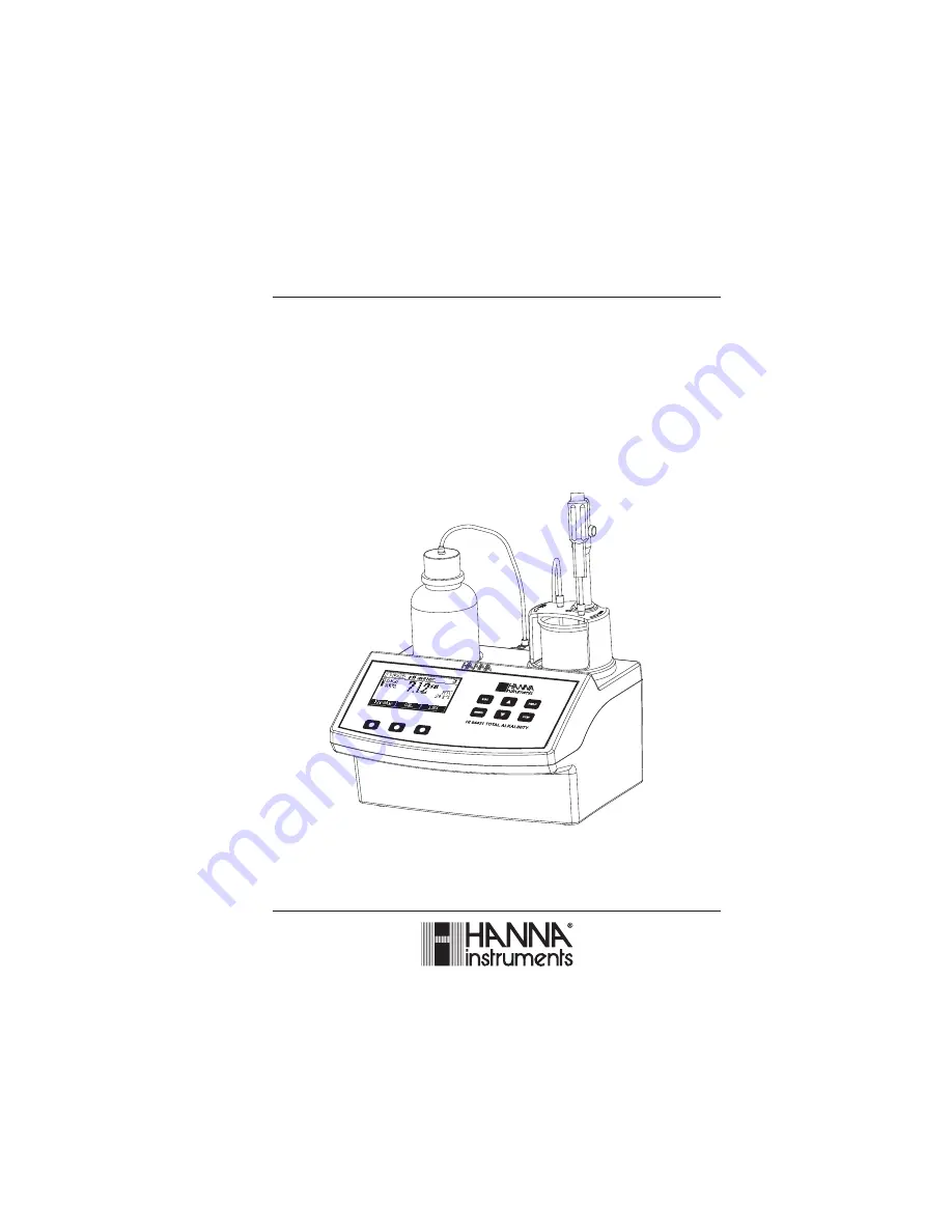 Hanna Instruments HI 84431 Instruction Manual Download Page 1