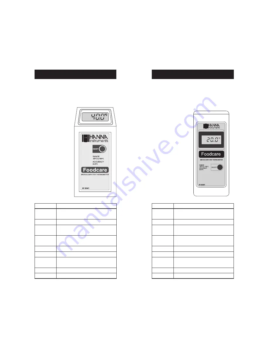 Hanna Instruments HI 9041 Instruction Manual Download Page 3