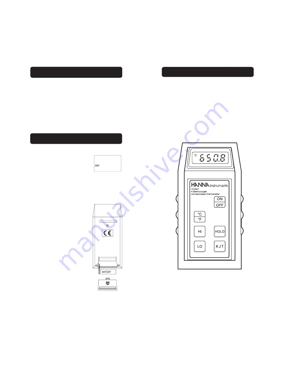 Hanna Instruments HI 9056 Скачать руководство пользователя страница 7