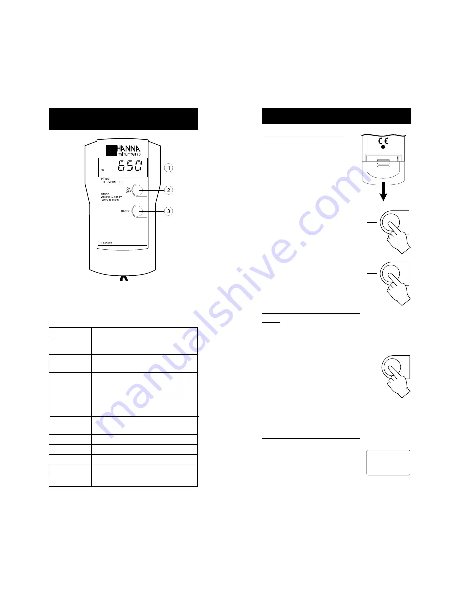 Hanna Instruments HI 955502 Instruction Manual Download Page 3