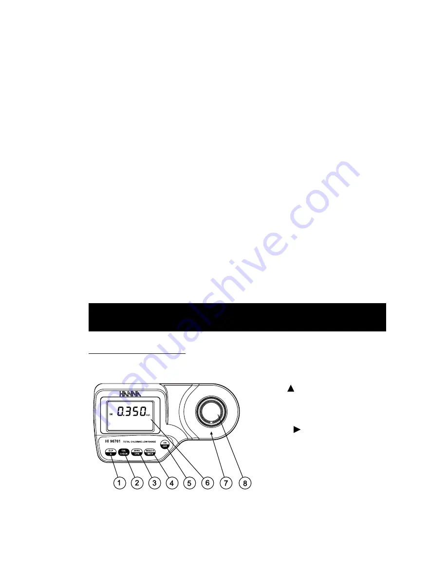 Hanna Instruments HI 96761C Instruction Manual Download Page 7