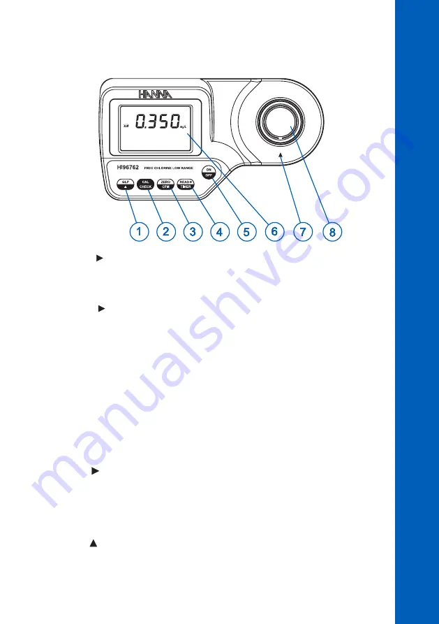 Hanna Instruments HI 96762C Скачать руководство пользователя страница 9