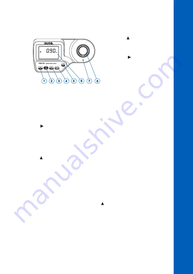 Hanna Instruments HI 96769C Instruction Manual Download Page 9